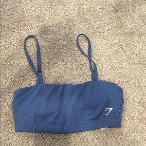 Blue Gymshark sports bra